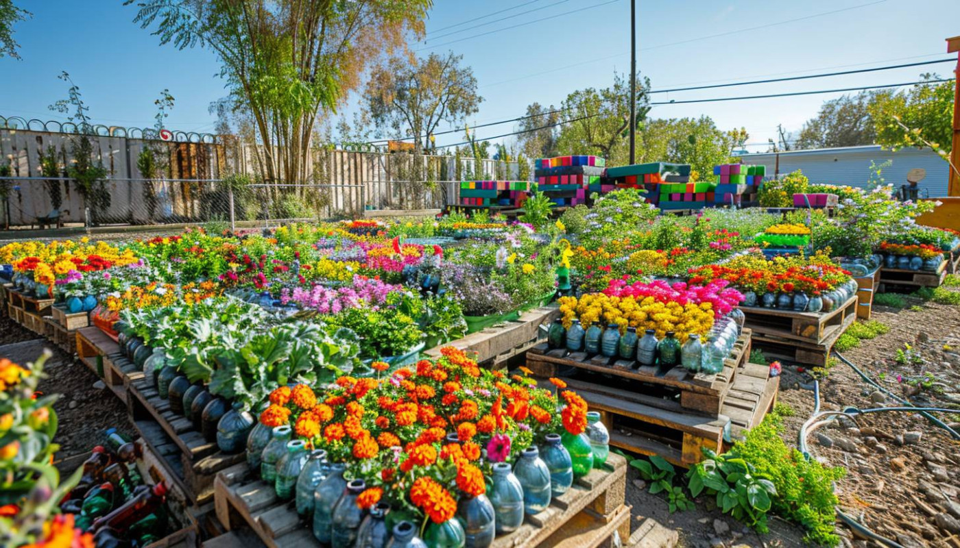 Comment créer un jardin durable avec des matériaux recyclés