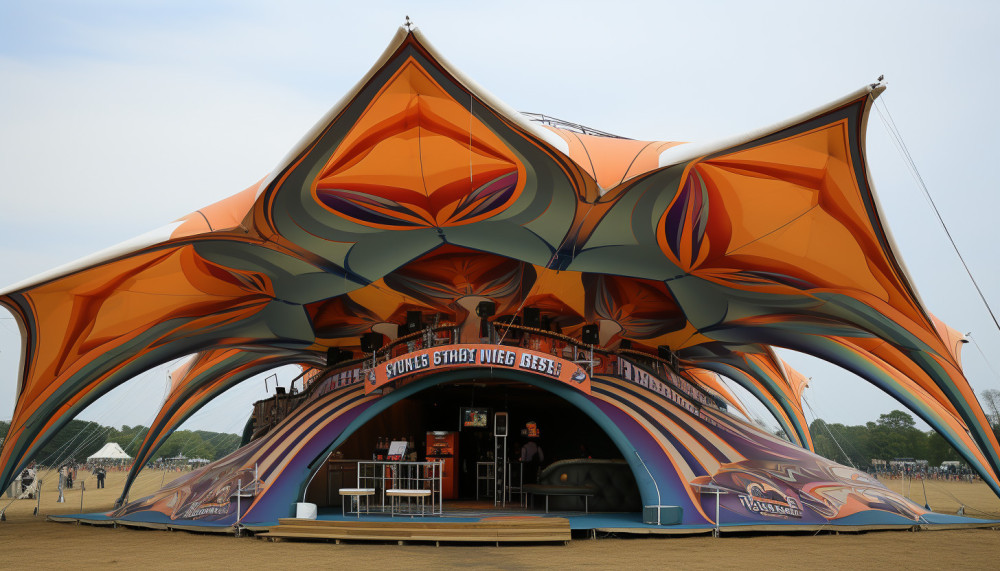 La sociologie des tentes publicitaires